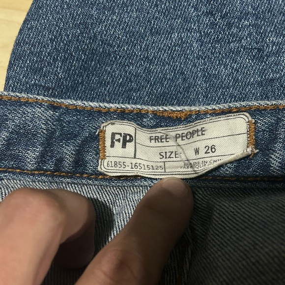 Free People Jeans with Vintage-Inspired Wash - Picture 3 of 3